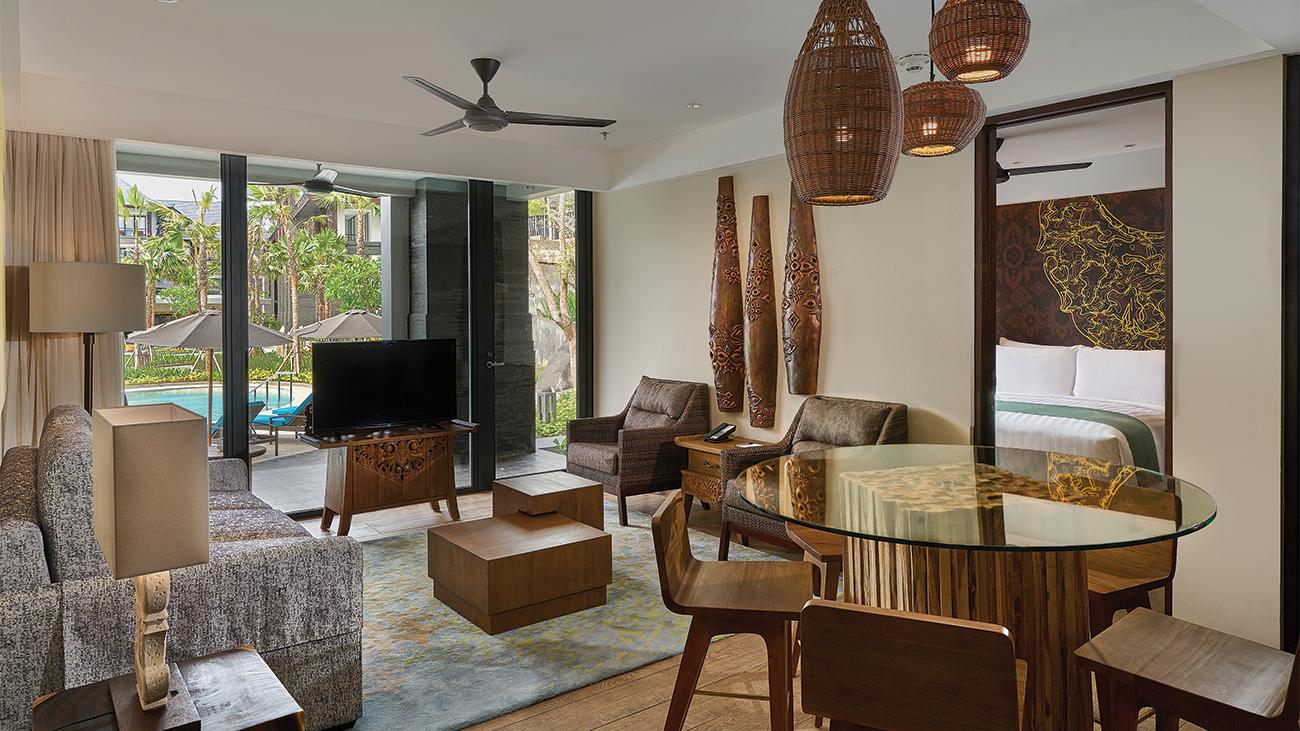 Living Room and Dining Room